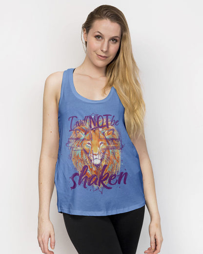 I Will Not Be Shaken Lion Women's All Over Print Shirt - Tytm2401244, easychoo.com