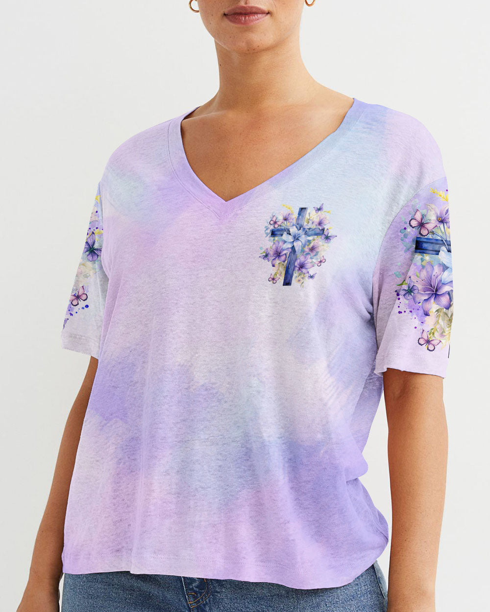 I Believe In God Women's All Over Print Shirt - Tltr2512235, easychoo.com