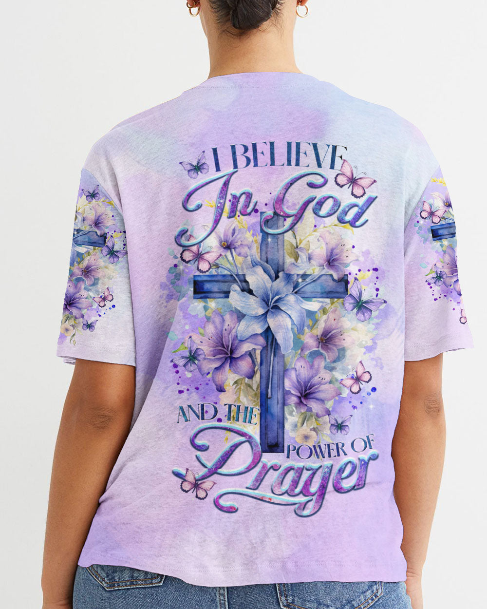 I Believe In God Women's All Over Print Shirt - Tltr2512235, easychoo.com