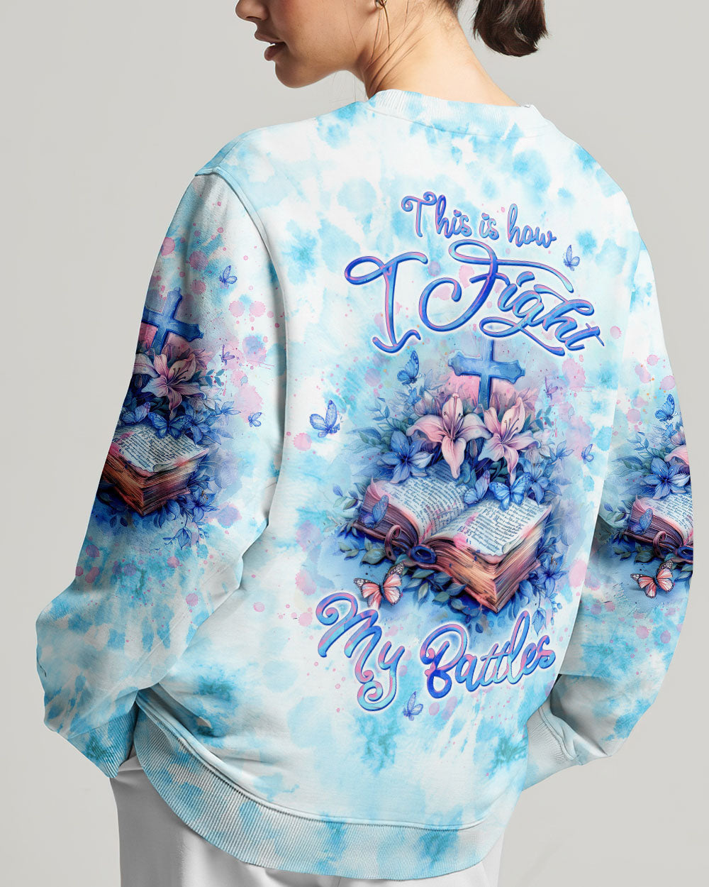 This Is How I Fight My Battles Women's All Over Print Shirt - Tltw0404245, easychoo.com