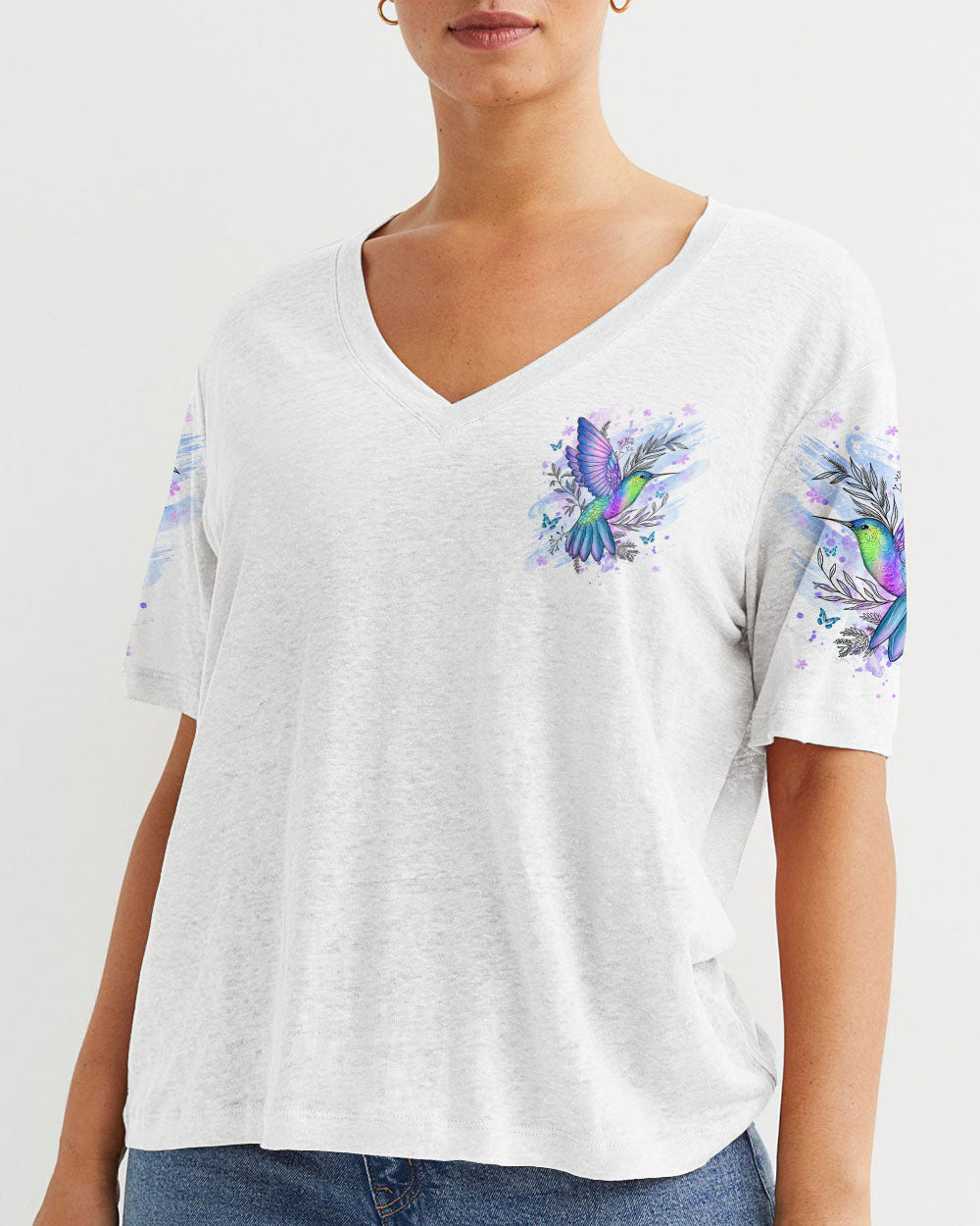 Everything Happens For A Reason Just Believe Women's All Over Print Shirt - Yhhg1407234, easychoo.com