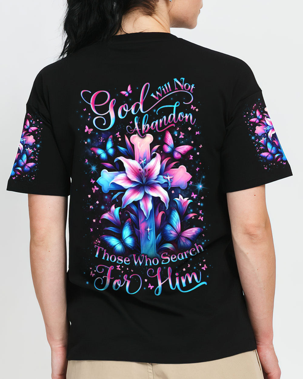 God Will Not Abandon Women's All Over Print Shirt - Yhln2204241