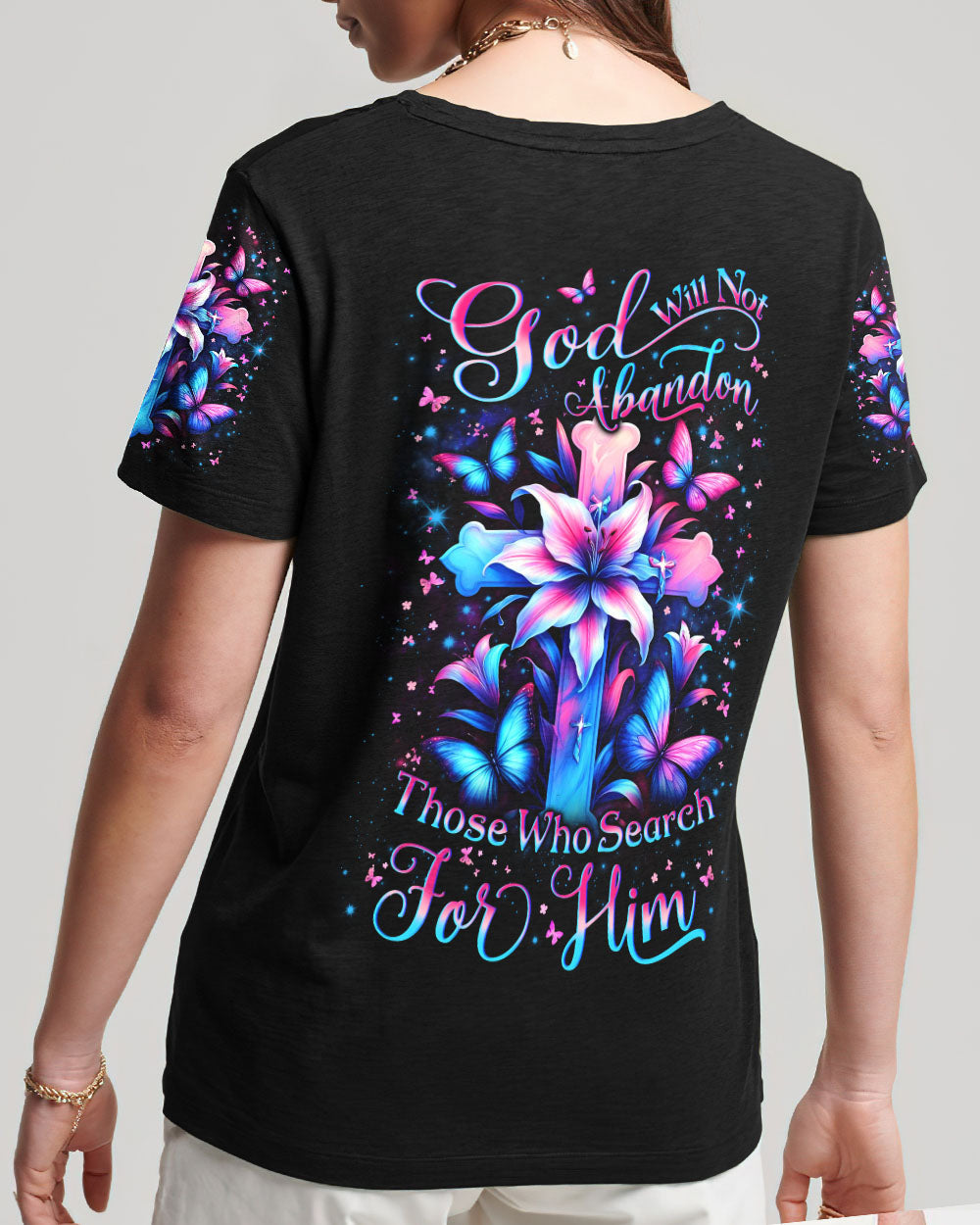 God Will Not Abandon Women's All Over Print Shirt - Yhln2204241
