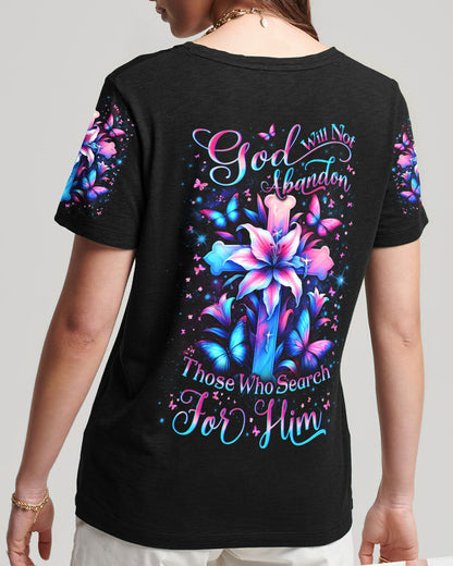 God Will Not Abandon Women's All Over Print Shirt - Yhln2204241