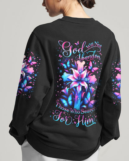God Will Not Abandon Women's All Over Print Shirt - Yhln2204241