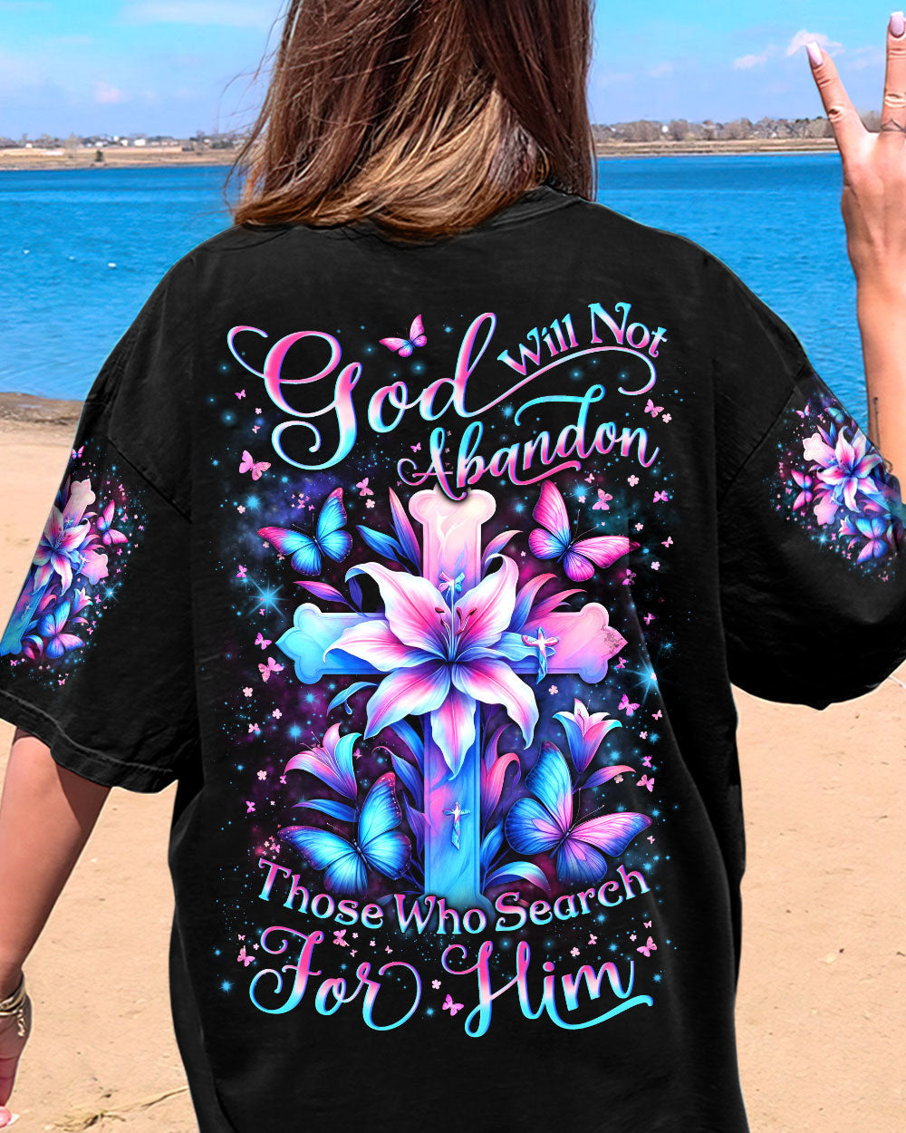 God Will Not Abandon Women's All Over Print Shirt - Yhln2204241