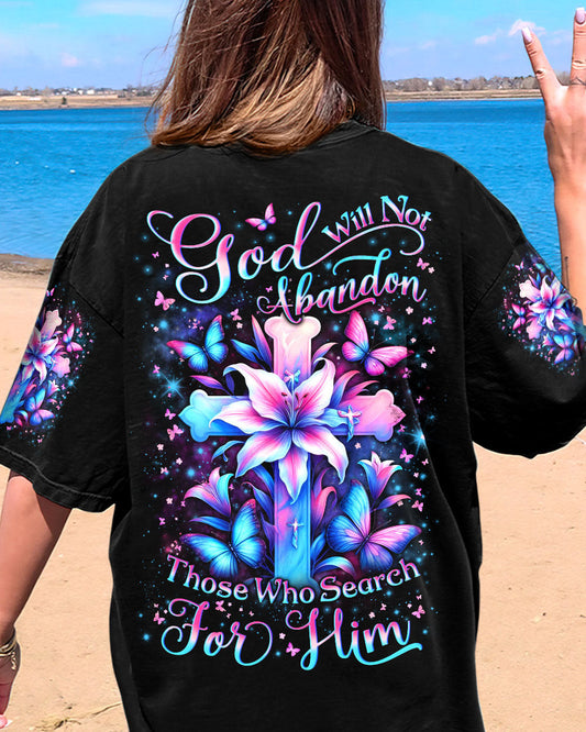 God Will Not Abandon Women's All Over Print Shirt - Yhln2204241
