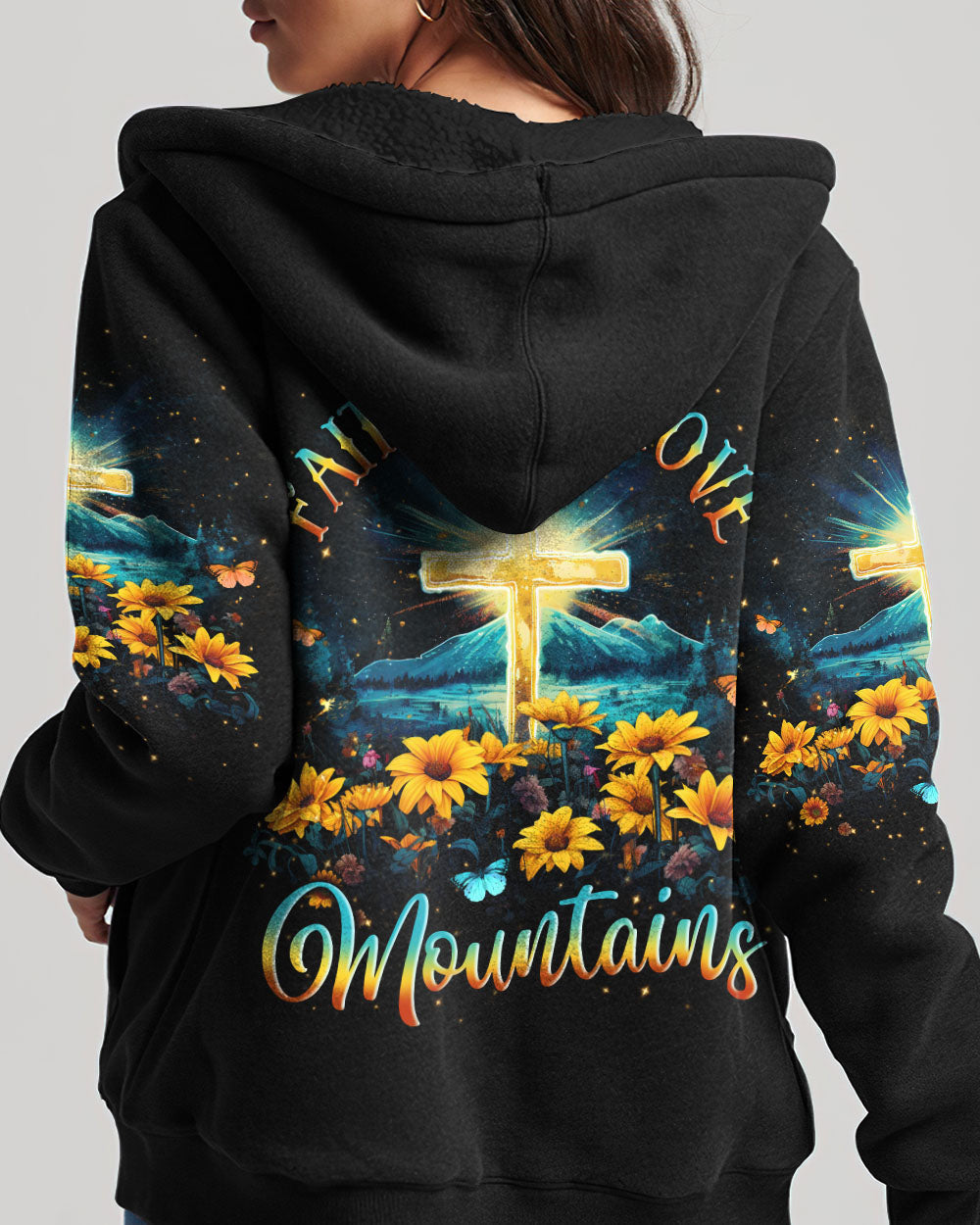 Faith Can Move Mountains Women's All Over Print Shirt - Yhln1310232