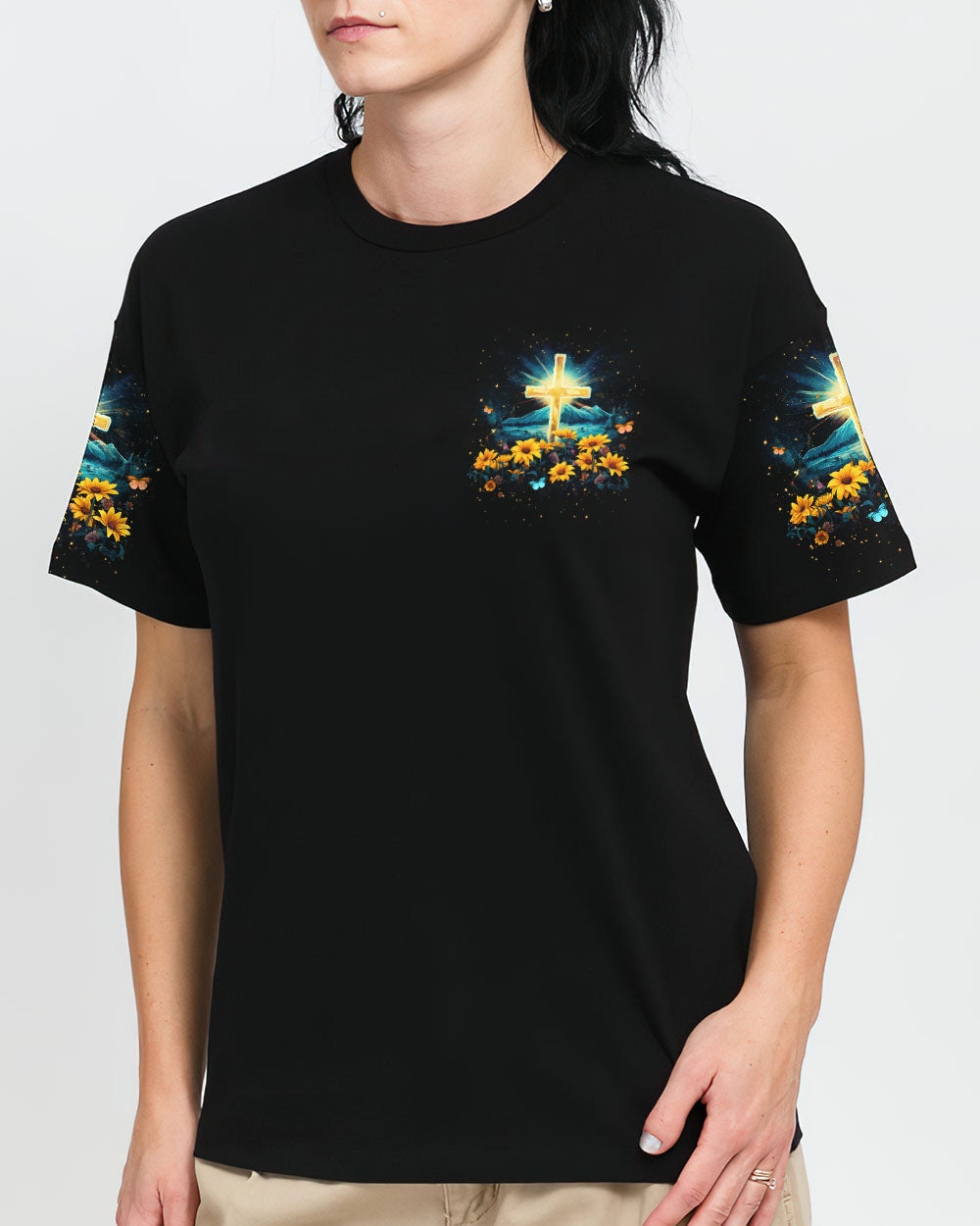 Faith Can Move Mountains Women's All Over Print Shirt - Yhln1310232