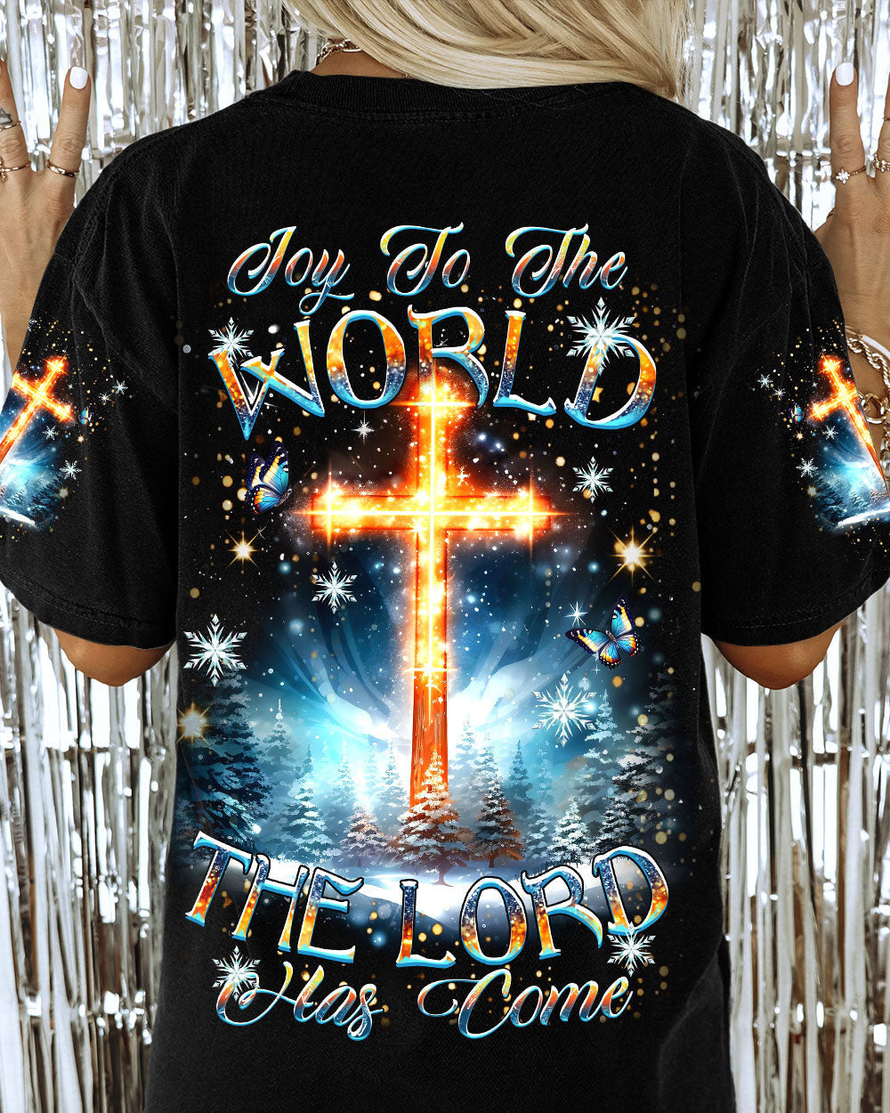 Joy To The World The Lord Has Come Christmas Women's All Over Print Shirt - Yhdu2410234