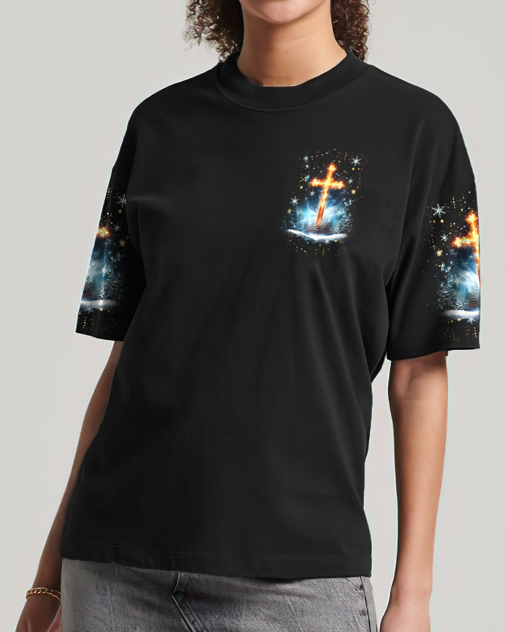 Joy To The World The Lord Has Come Christmas Women's All Over Print Shirt - Yhdu2410234