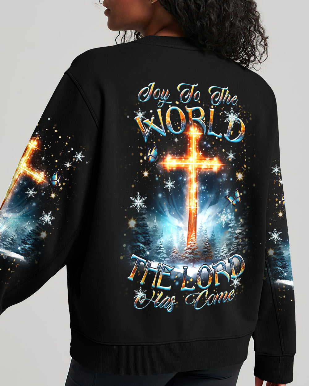 Joy To The World The Lord Has Come Christmas Women's All Over Print Shirt - Yhdu2410234