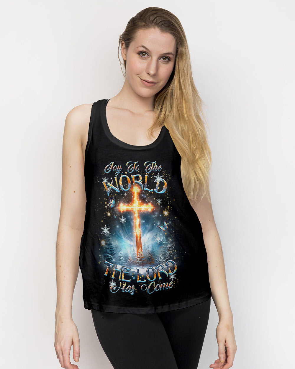 Joy To The World The Lord Has Come Christmas Women's All Over Print Shirt - Yhdu2410234