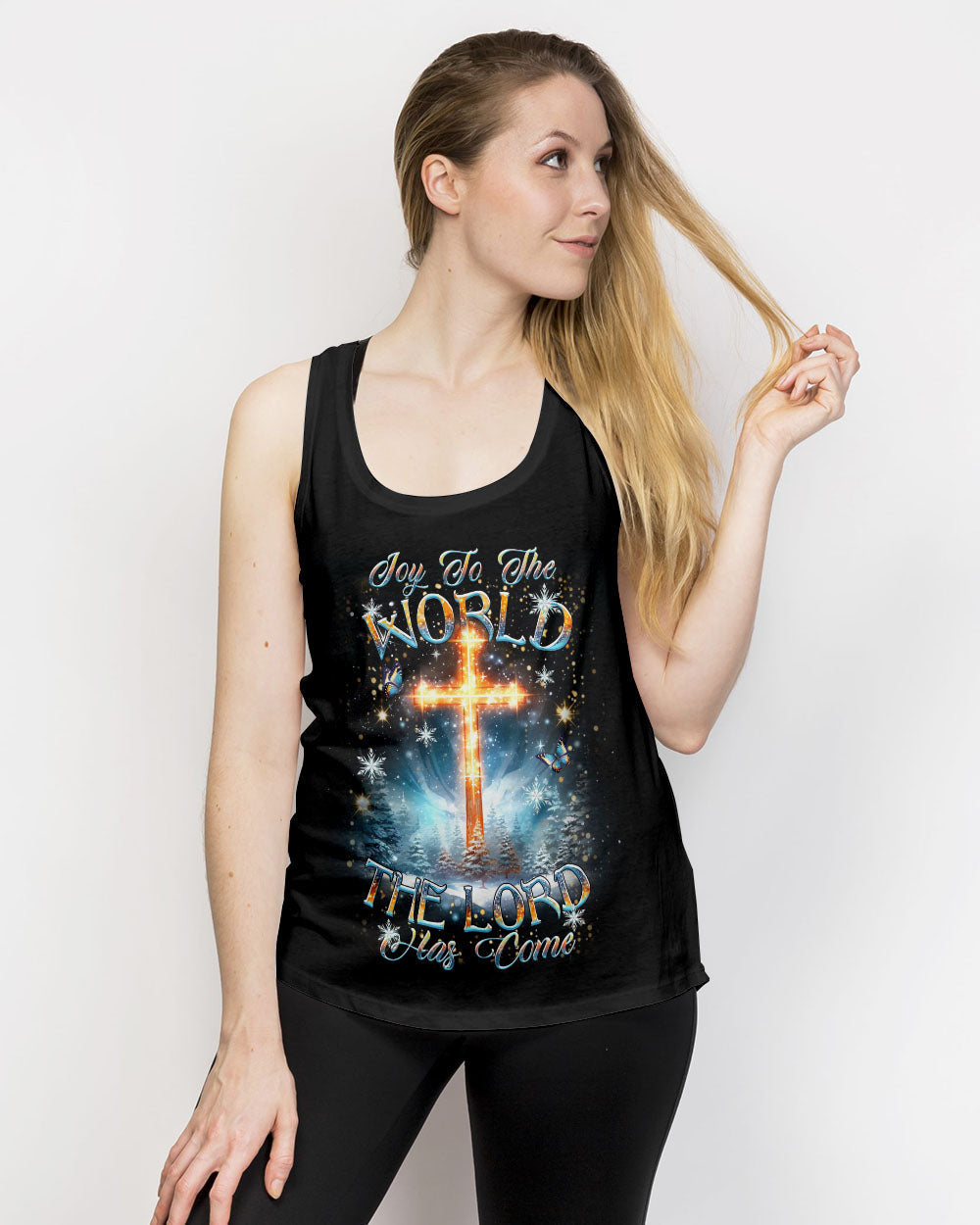 Joy To The World The Lord Has Come Christmas Women's All Over Print Shirt - Yhdu2410234