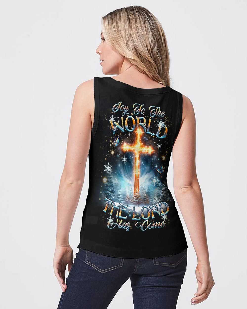 Joy To The World The Lord Has Come Christmas Women's All Over Print Shirt - Yhdu2410234