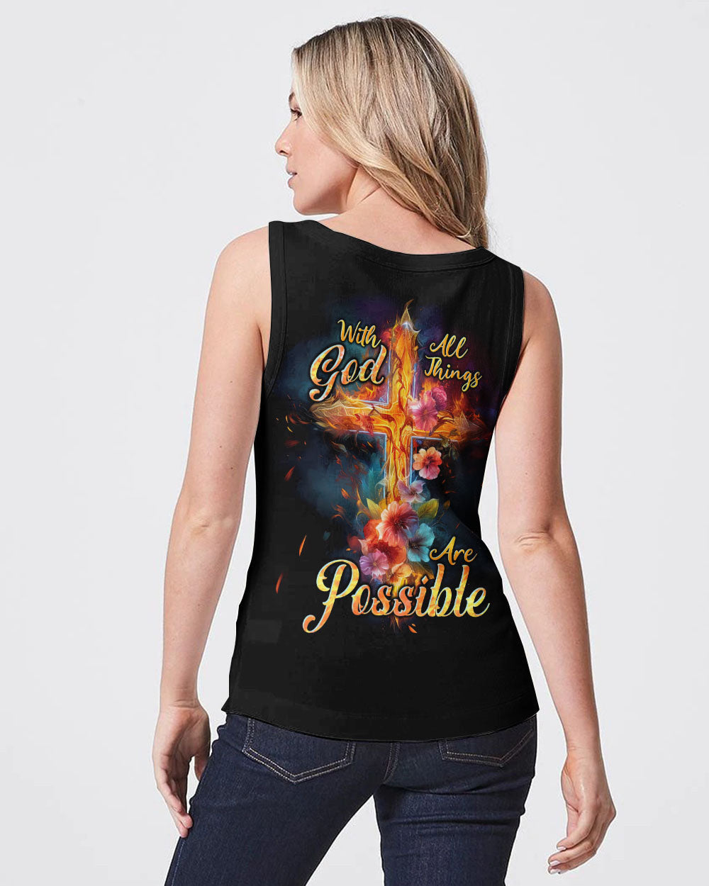 With God All Things Are Possible Women's All Over Print Shirt - Tlnt2809234