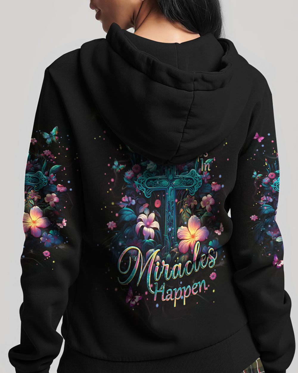 When God Steps In Miracles Happen Women's All Over Print Shirt - Tlpq2604242