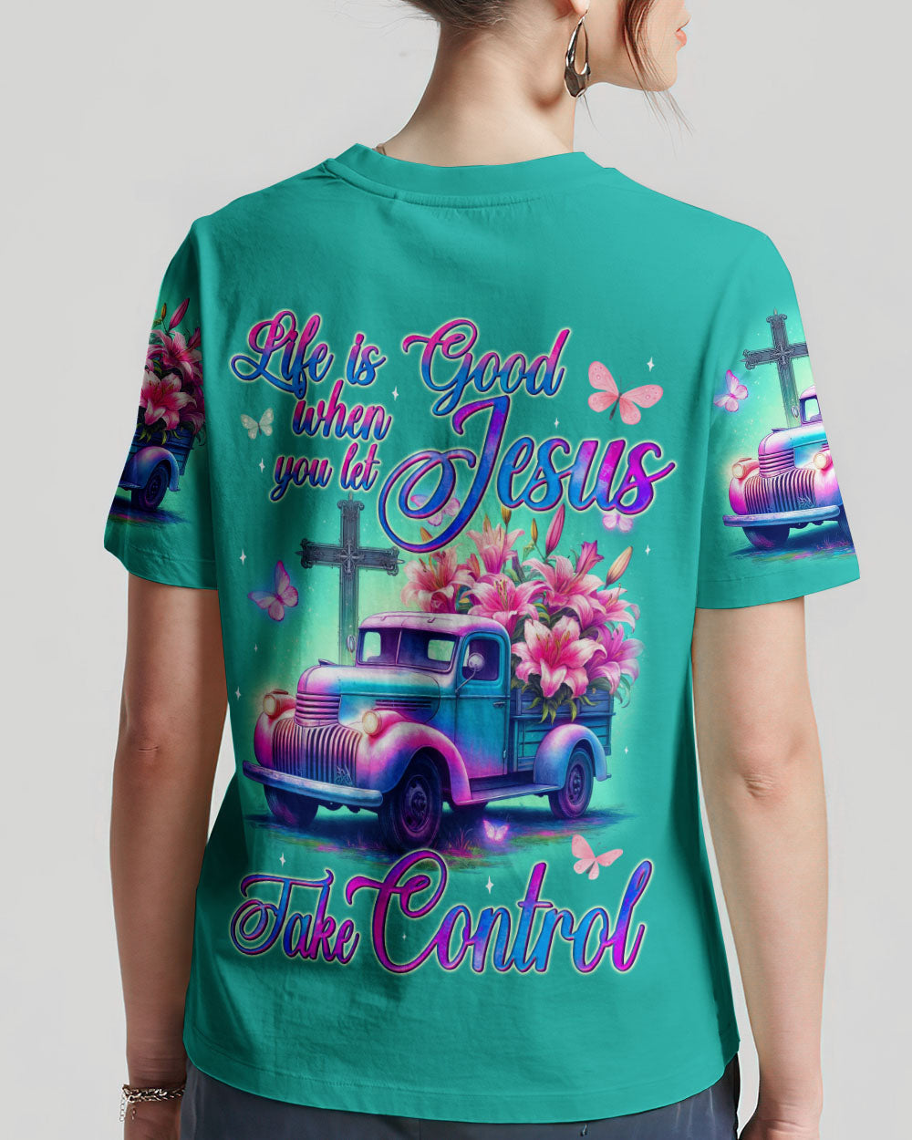 Jesus Take Control Women's All Over Print - Tyqy0705242