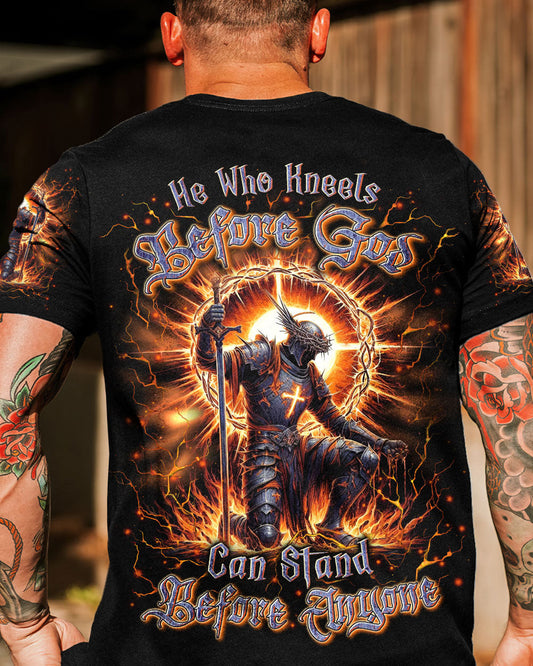 He Who Kneels Before God Warrior Men's All Over Print Shirt - Yhln2205241