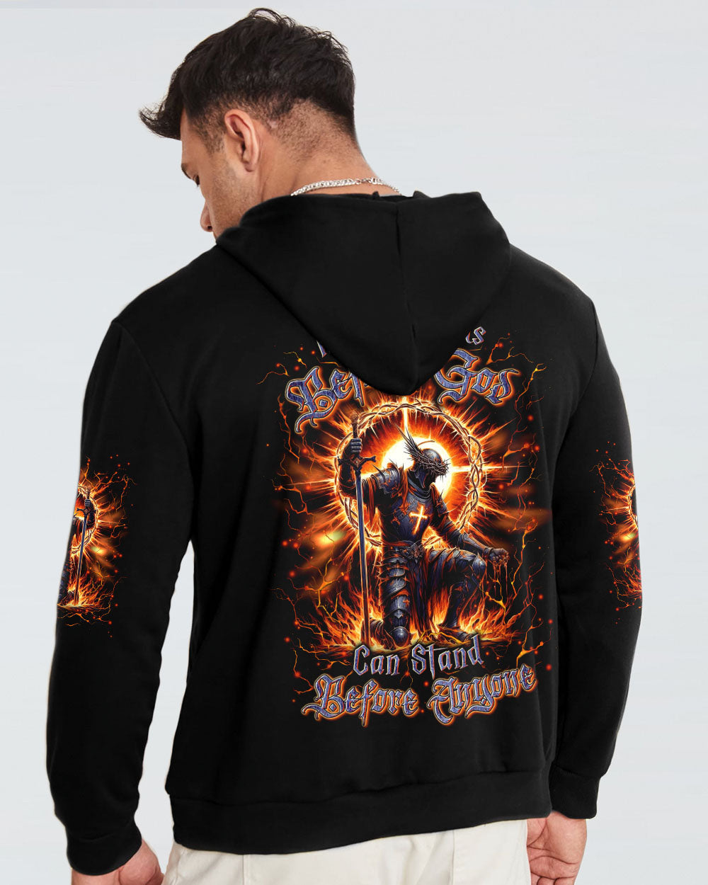 He Who Kneels Before God Warrior Men's All Over Print Shirt - Yhln2205241