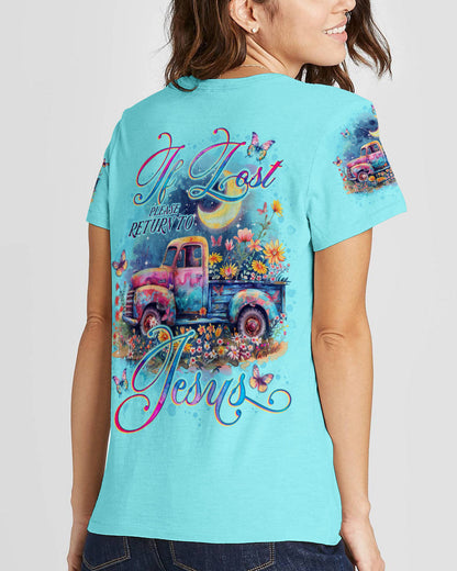 If Lost Please Return To Jesus Truck Women's All Over Print Shirt - Tlno0504244