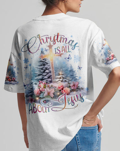 Christmas Is All About Jesus Women's All Over Print Shirt - Yhln1910232