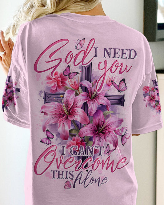 God I Need You Women's All Over Print Shirt - Tytd2304241