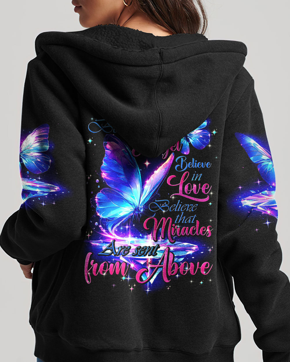 Believe That Miracles Are Sent From Above Women's All Over Print Shirt - Tytd1904241