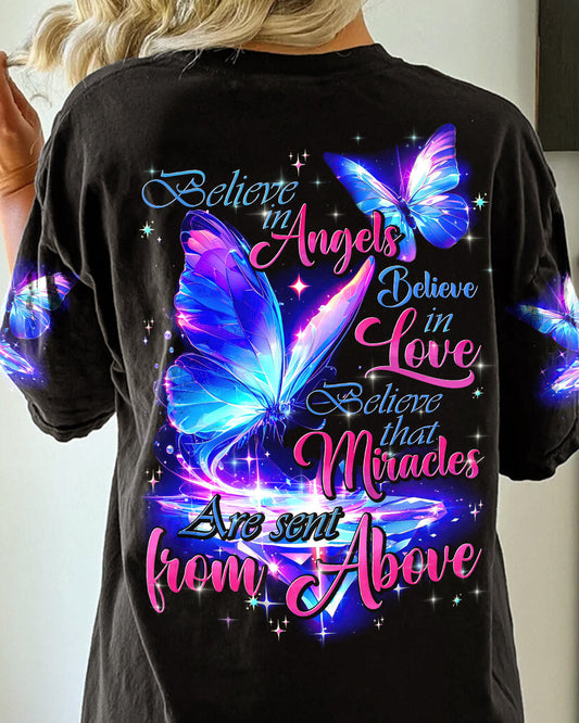 Believe That Miracles Are Sent From Above Women's All Over Print Shirt - Tytd1904241