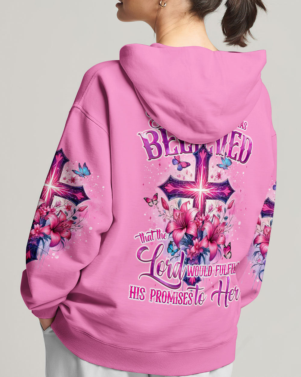 Blessed Is She Who Has Believed Women's All Over Print Shirt - Tyqy1206243