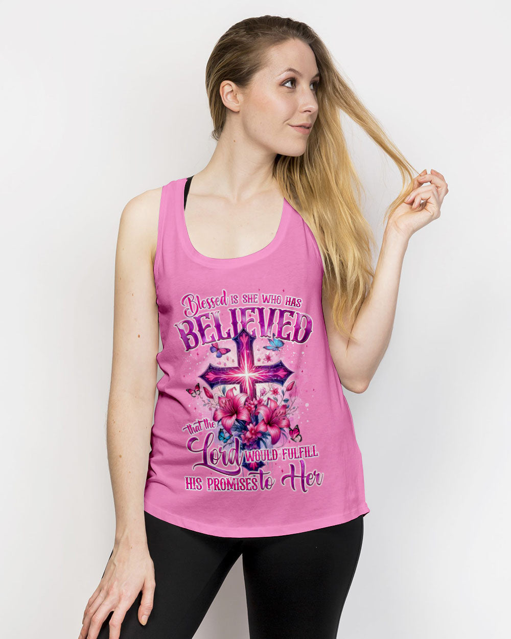 Blessed Is She Who Has Believed Women's All Over Print Shirt - Tyqy1206243