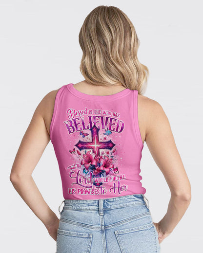 Blessed Is She Who Has Believed Women's All Over Print Shirt - Tyqy1206243