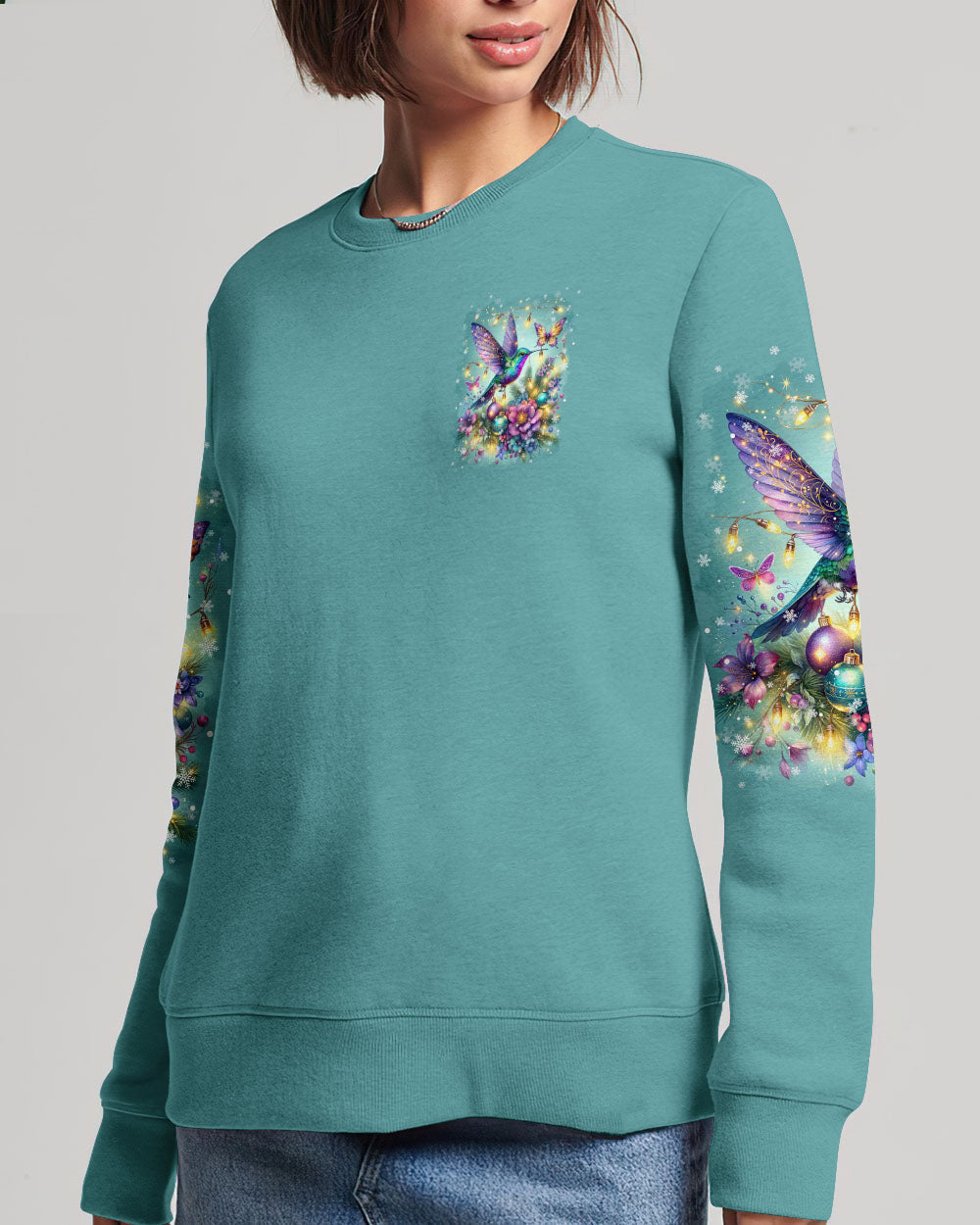 Do Not Worry About Tomorrow Hummingbird Christmas Women's All Over Print Shirt - Tltr3010236