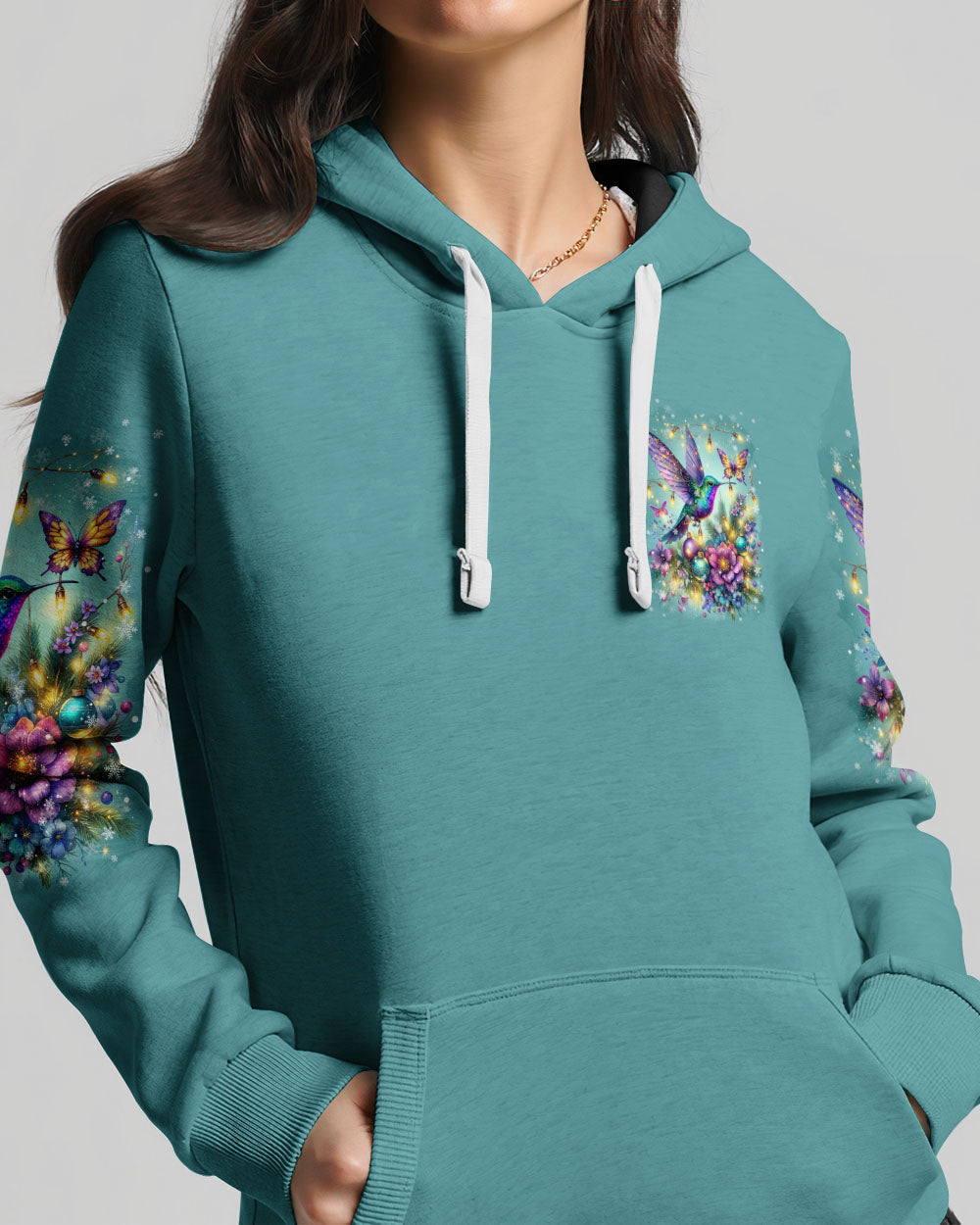 Do Not Worry About Tomorrow Hummingbird Christmas Women's All Over Print Shirt - Tltr3010236