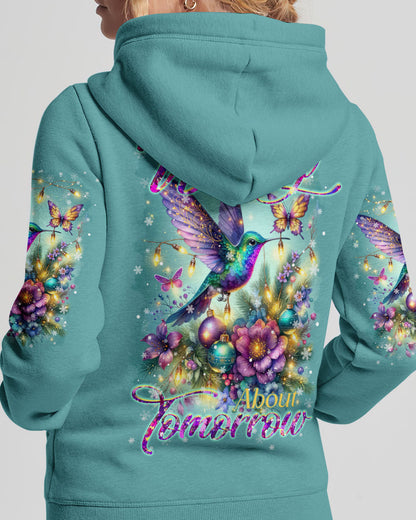 Do Not Worry About Tomorrow Hummingbird Christmas Women's All Over Print Shirt - Tltr3010236