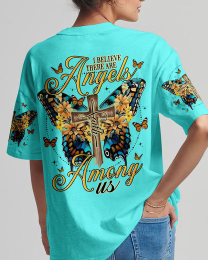 I Believe There Are Angels Among Us Butterfly Women's All Over Print Shirt - Tlno0307233