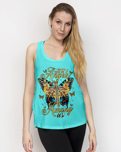 I Believe There Are Angels Among Us Butterfly Women's All Over Print Shirt - Tlno0307233