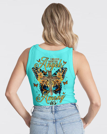 I Believe There Are Angels Among Us Butterfly Women's All Over Print Shirt - Tlno0307233