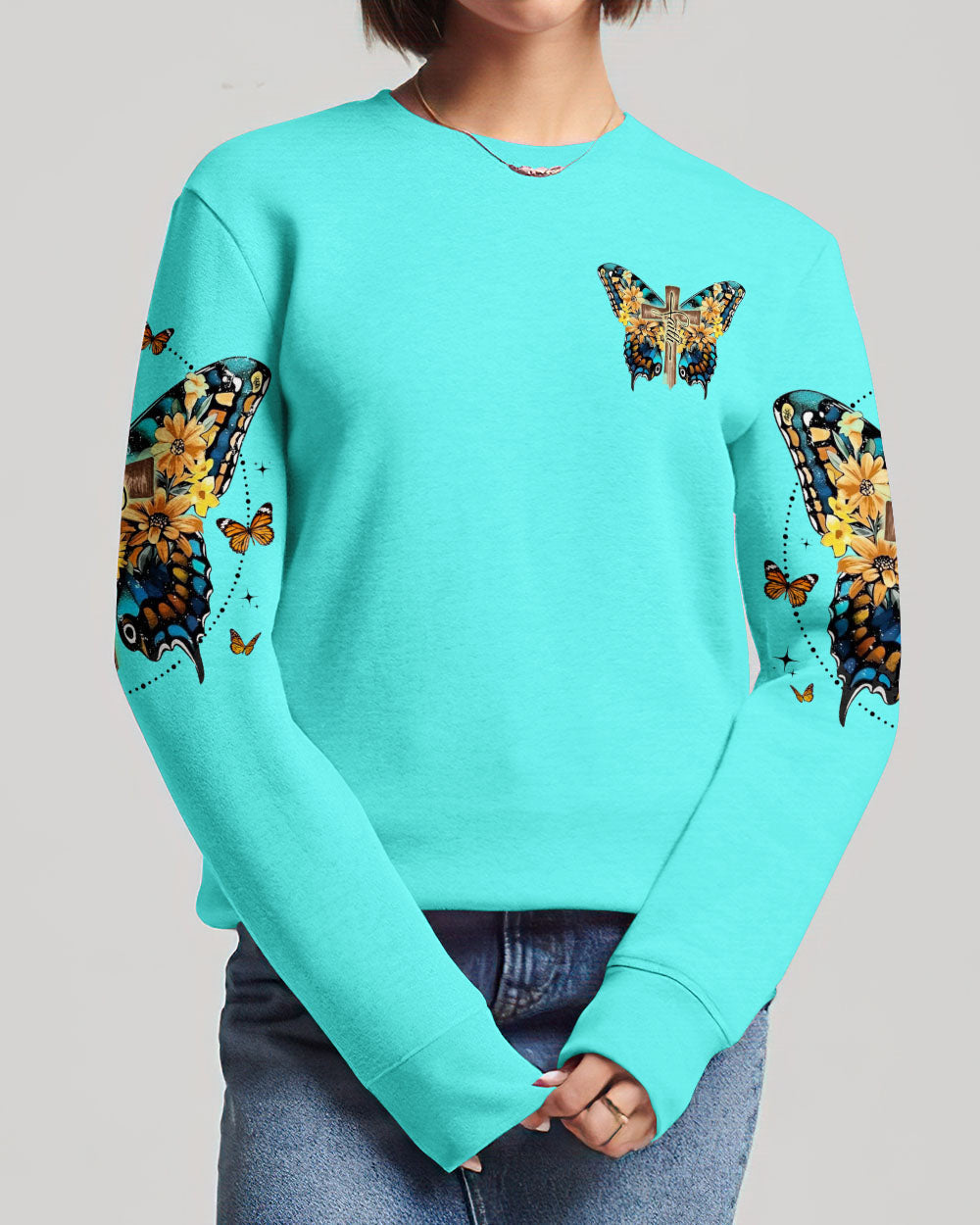 I Believe There Are Angels Among Us Butterfly Women's All Over Print Shirt - Tlno0307233