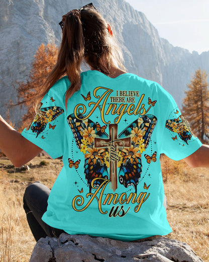 I Believe There Are Angels Among Us Butterfly Women's All Over Print Shirt - Tlno0307233