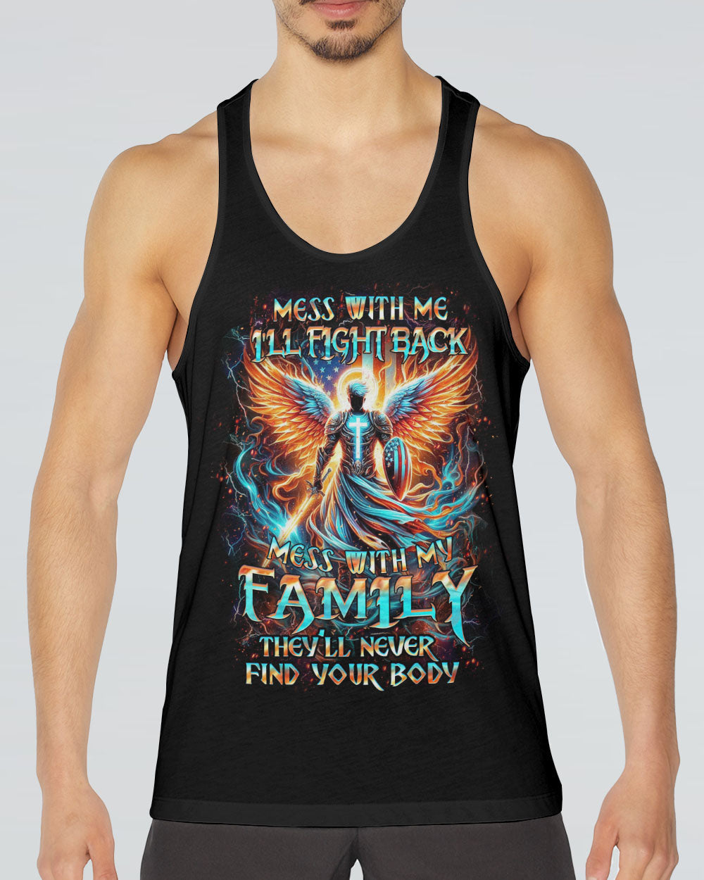 Mess With Me I'll Fight Back Men's All Over Print Shirt - Yhhn0606243