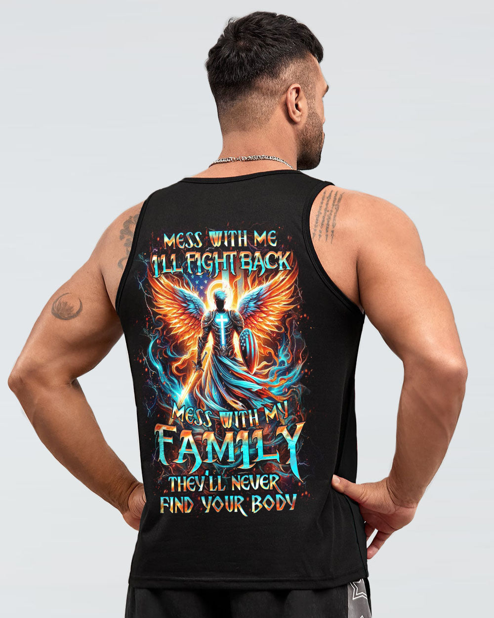 Mess With Me I'll Fight Back Men's All Over Print Shirt - Yhhn0606243