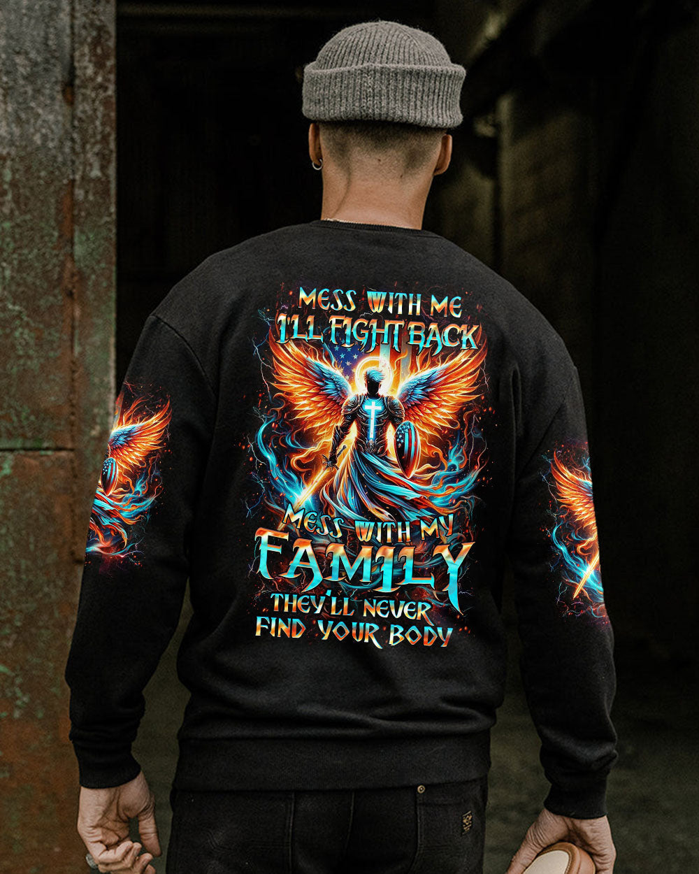Mess With Me I'll Fight Back Men's All Over Print Shirt - Yhhn0606243