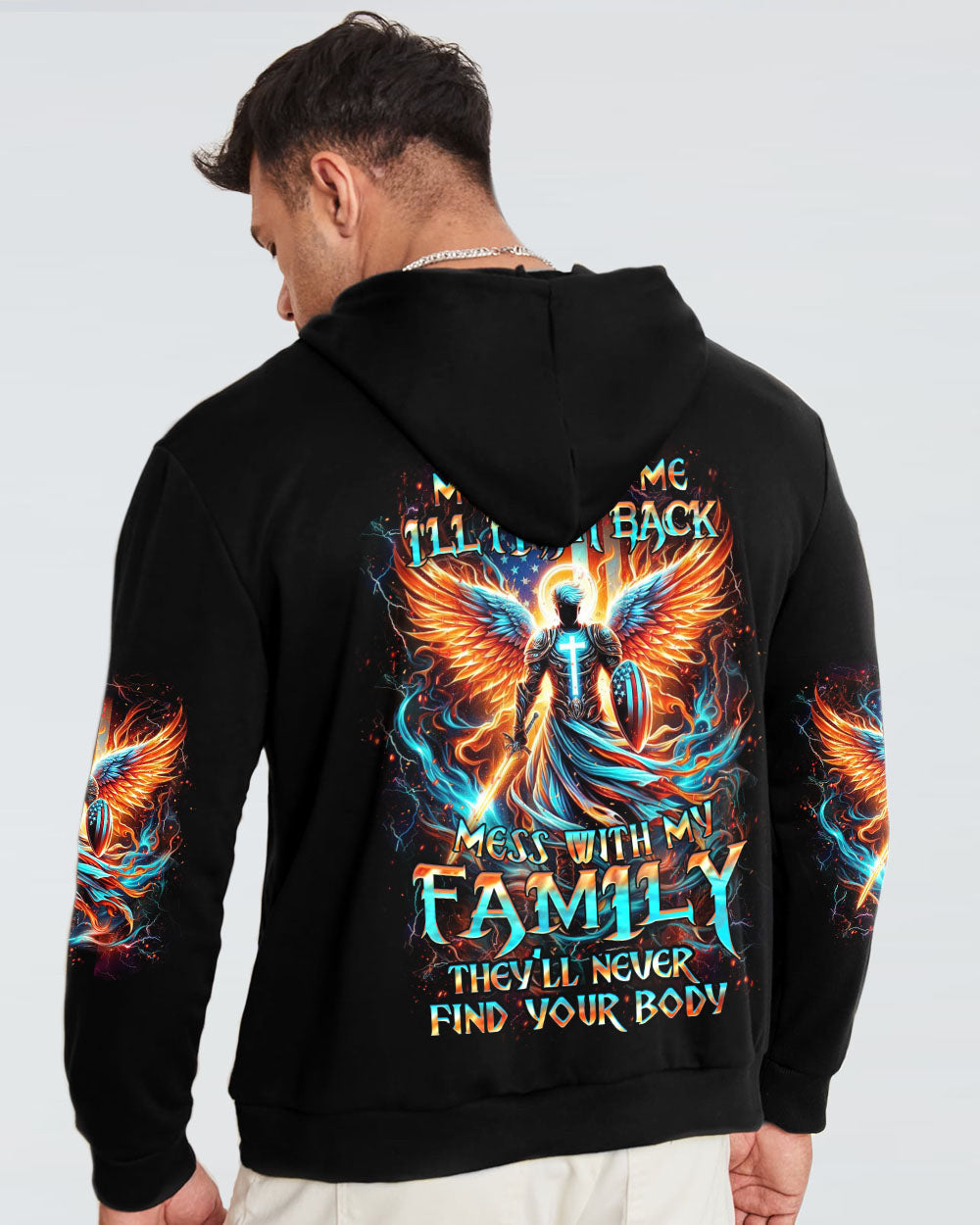 Mess With Me I'll Fight Back Men's All Over Print Shirt - Yhhn0606243