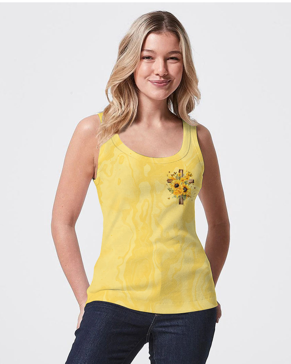 Just Believe Sunflowers Women's All Over Print Shirt - Tytm2606232