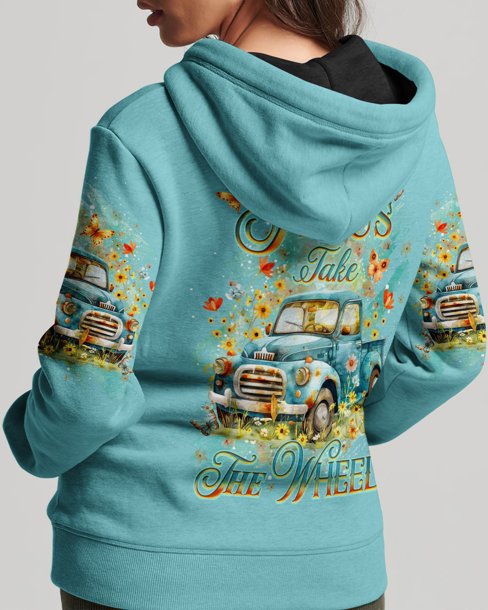 Jesus Take The Wheel Women's All Over Print Shirt - Yhdu0605244