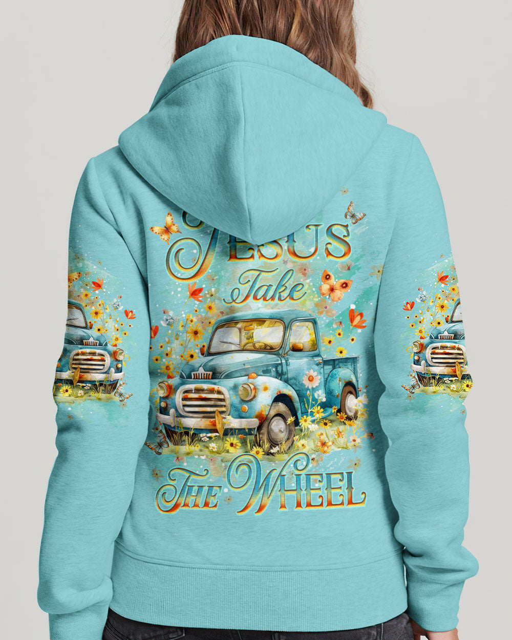 Jesus Take The Wheel Women's All Over Print Shirt - Yhdu0605244