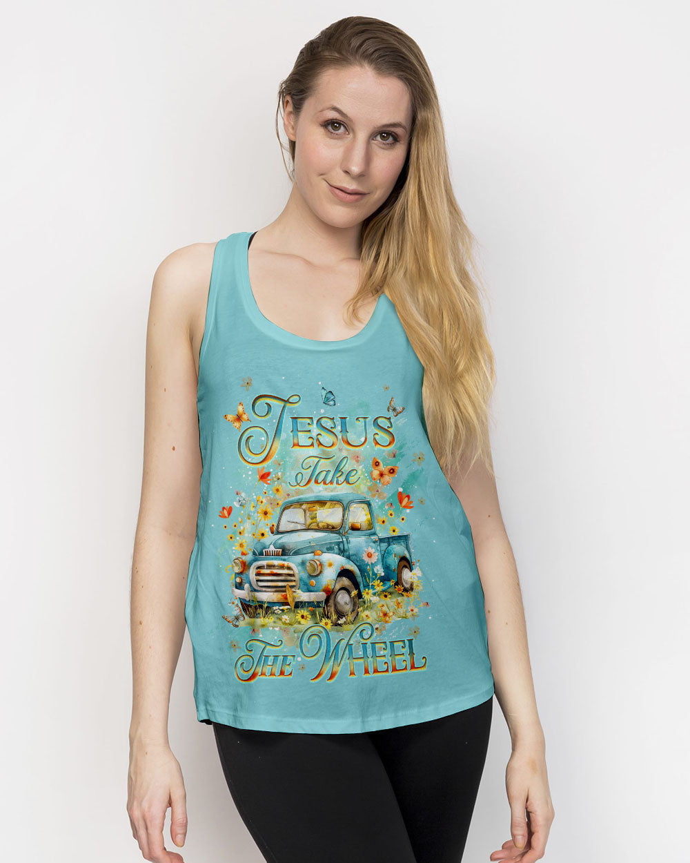 Jesus Take The Wheel Women's All Over Print Shirt - Yhdu0605244