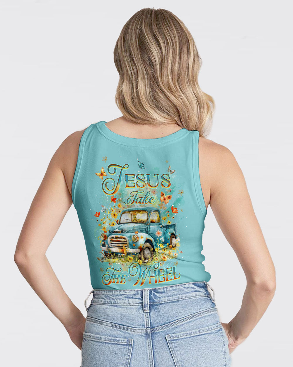 Jesus Take The Wheel Women's All Over Print Shirt - Yhdu0605244
