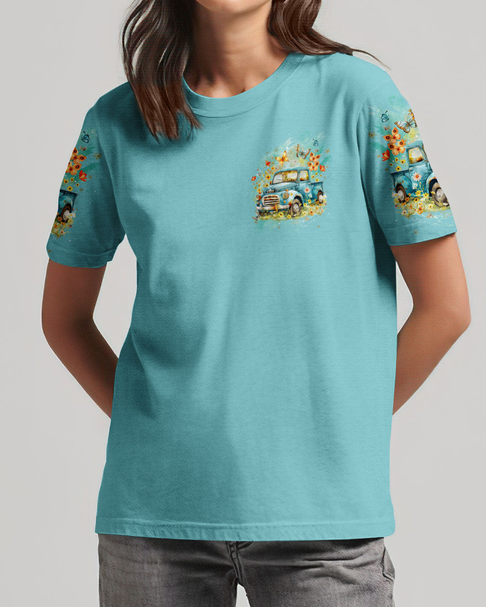 Jesus Take The Wheel Women's All Over Print Shirt - Yhdu0605244